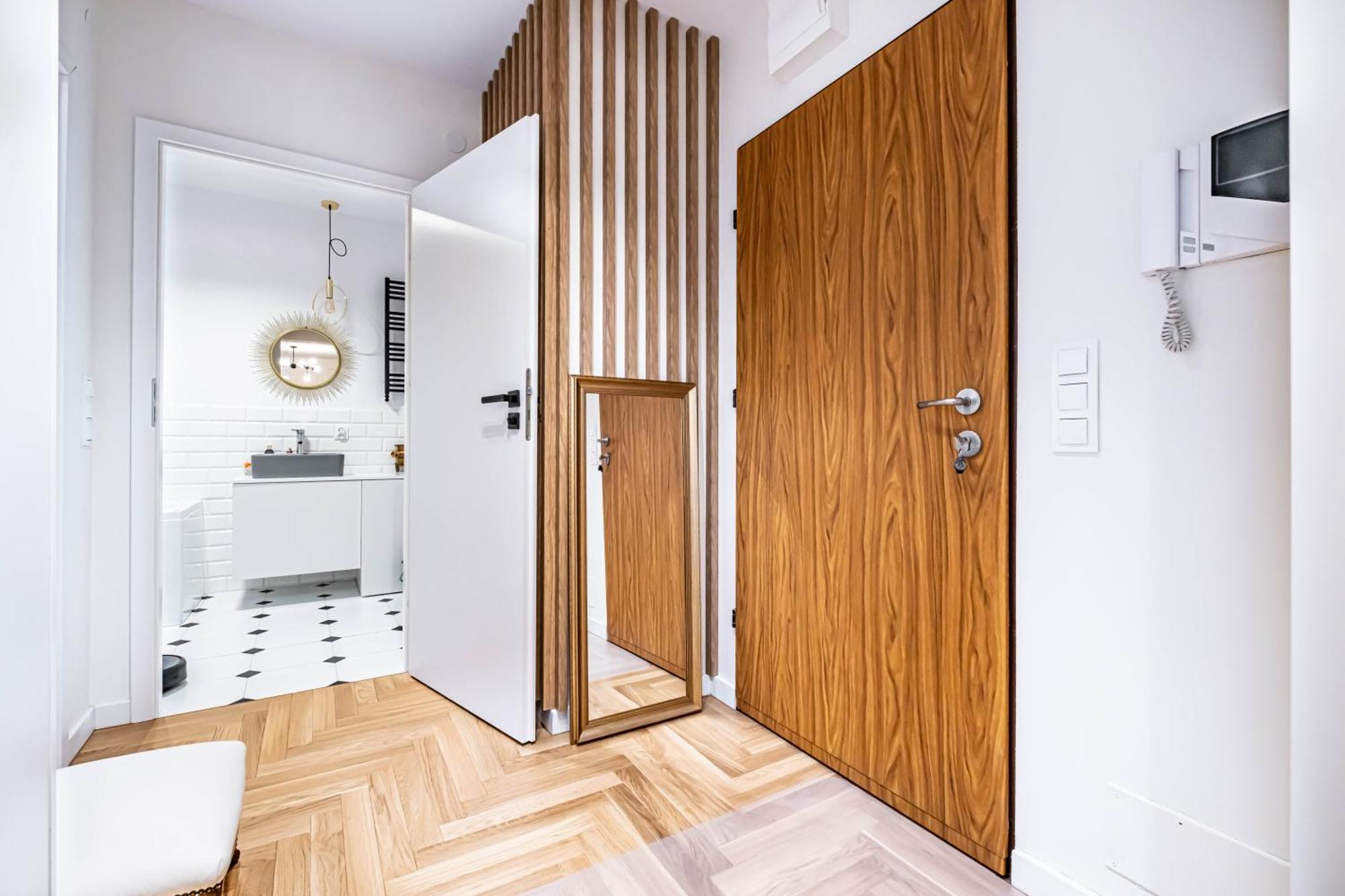Luksusowy Apartament Blisko Centrum, Parking W Garazu Podziemnym Warschau Exterior foto